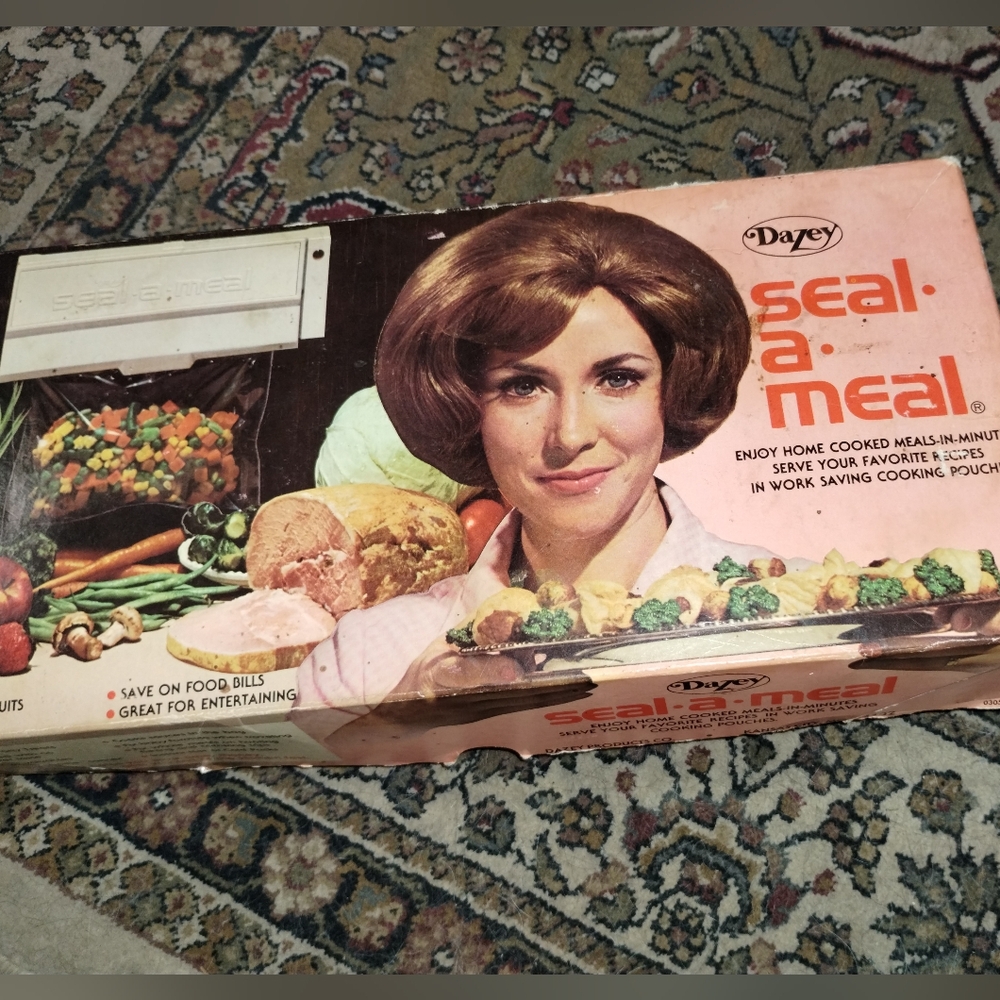 VTG Original Box Dazey Seal a Meal 5000G 58 Watts 120 Volts